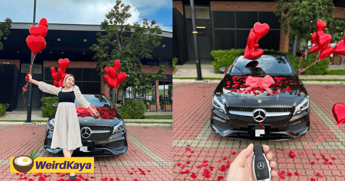 M'sian Influencer Buys RM170K Mercedes With Cash At Just 19yo