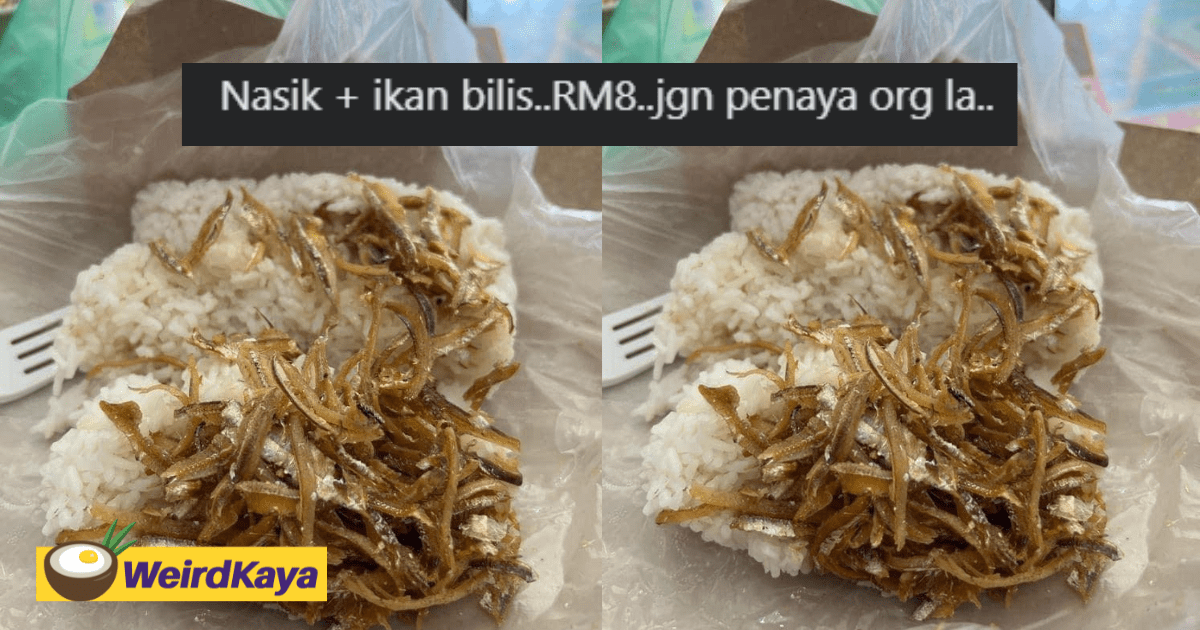 M'sian Man Stunned Over Being Charged RM8 For Rice And Ikan Bilis
