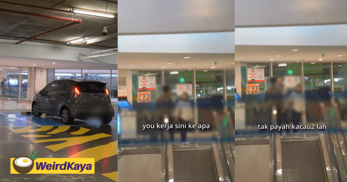 'Don't Kacau Us!' — M'sian Man Gets Told Off When Confronting Driver Who Misused OKU Parking Lot