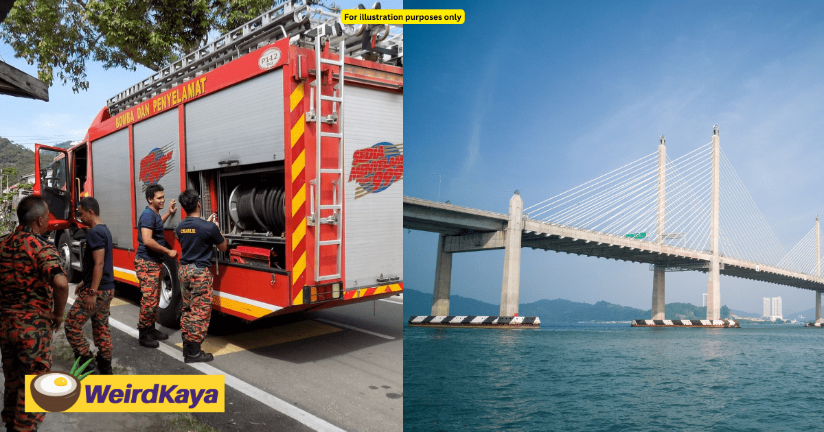 M’sian Firefighters Rescue 17yo Girl Who Was Stranded Under Penang Bridge For 2 Days