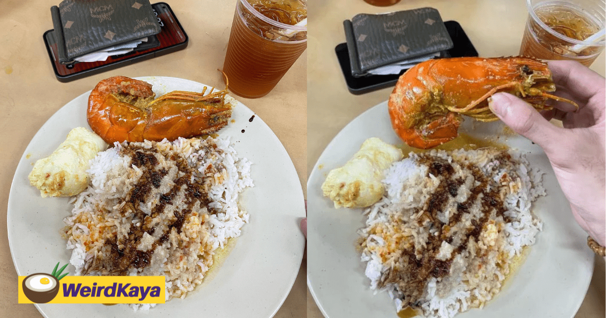 'Is This Logical?' — M'sian Stunned By RM30 Tiger Prawn He Ordered At KL Stall