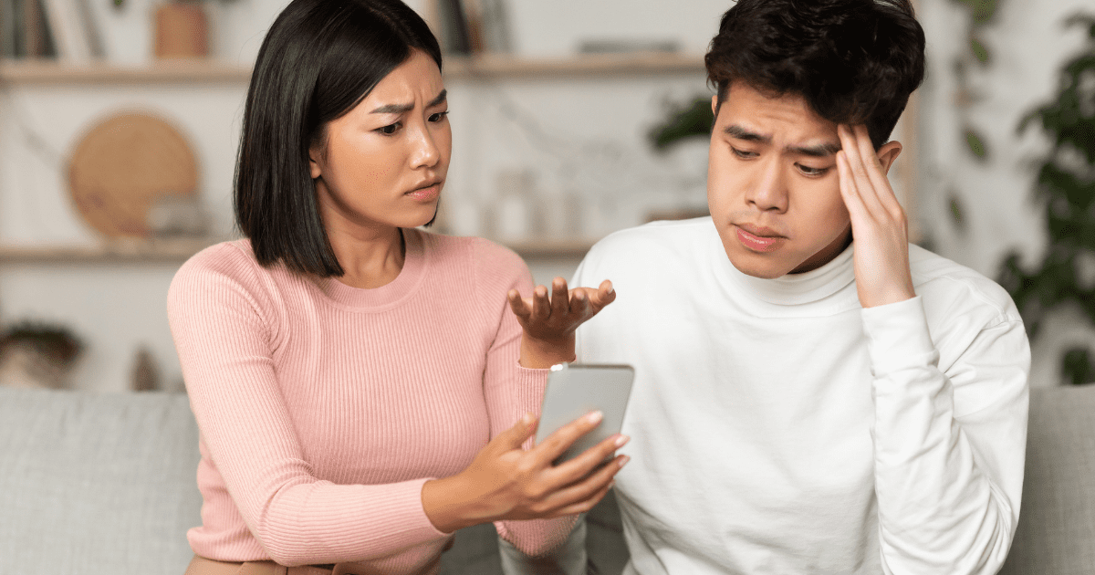 couples stressed