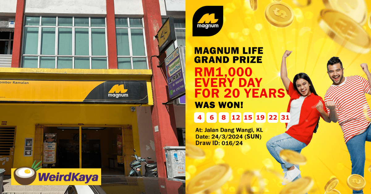 M'sian Man Wins RM1K Daily For The Next 20 Years With Just RM1 Bet