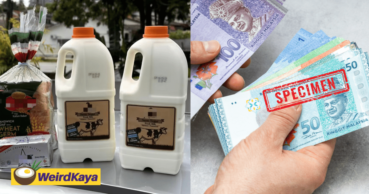 M'sian Shocked By RM50 Bill After Buying Bread, Butter, & Milk At Speedmart