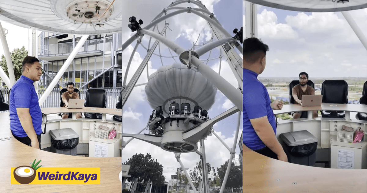 M'sian Seen Hard At Work While Having Fun At Popular Theme Park In Dengkil