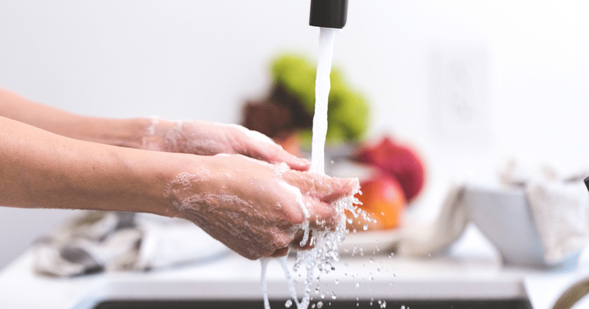 washing hand