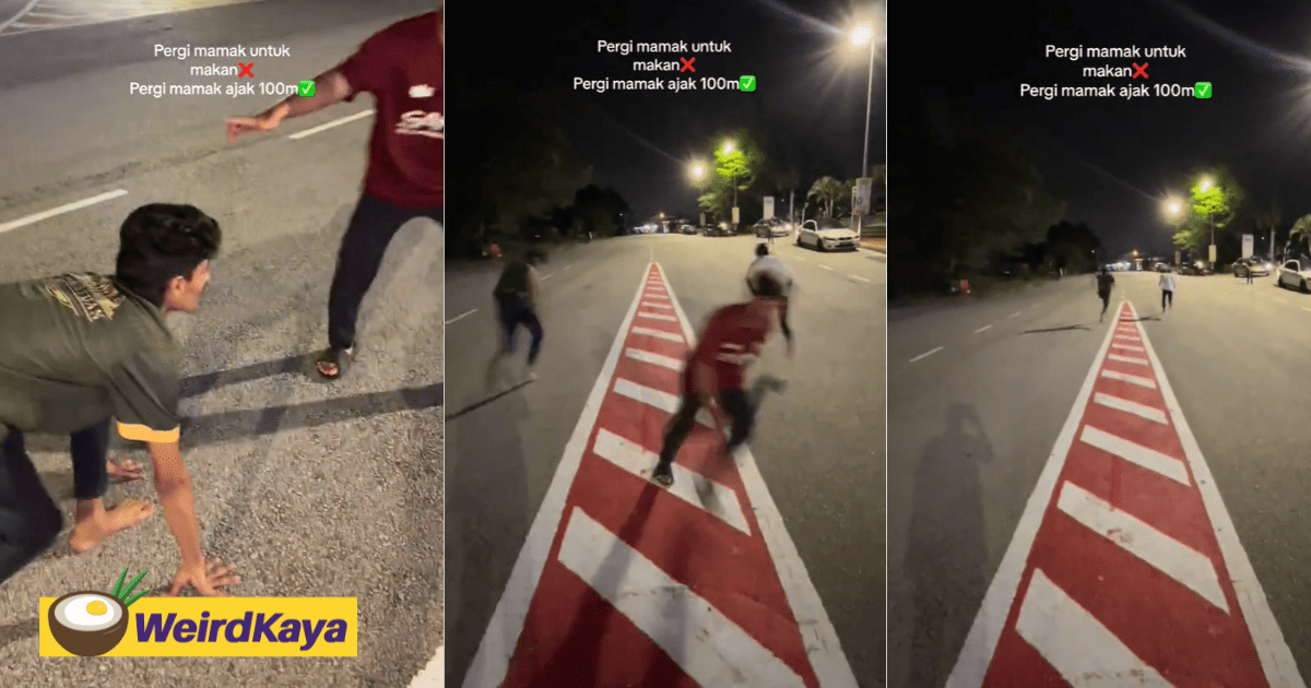 M'sian Man Competes With Mamak Staff In 100m Race, Tickles Netizens