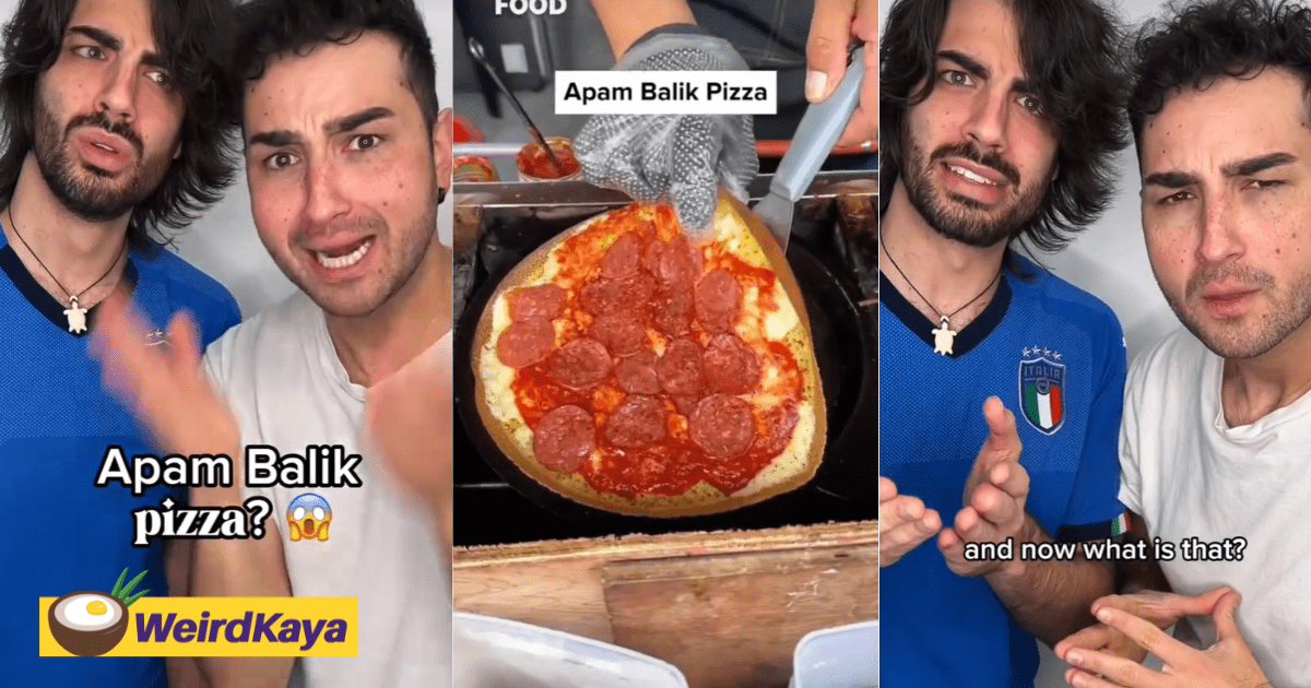 'I Quit!' — Italian Content Creators Horrified By Viral 'Apam Balik Pizza' Sold In KL