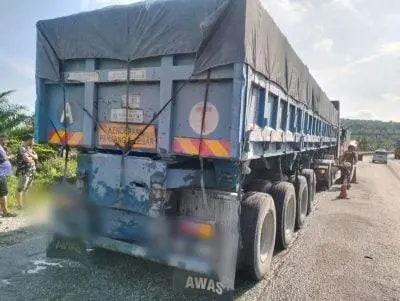 Lorry which ran over SG cyclist