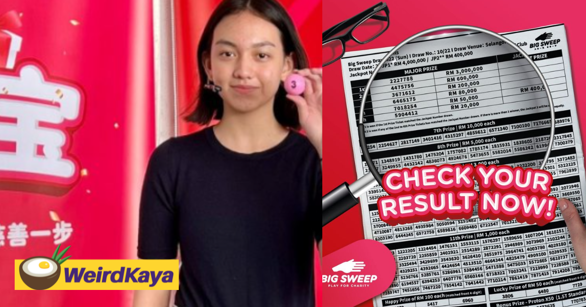 Man bags rm600k after buying lottery ticket from elderly seller out of pity | weirdkaya
