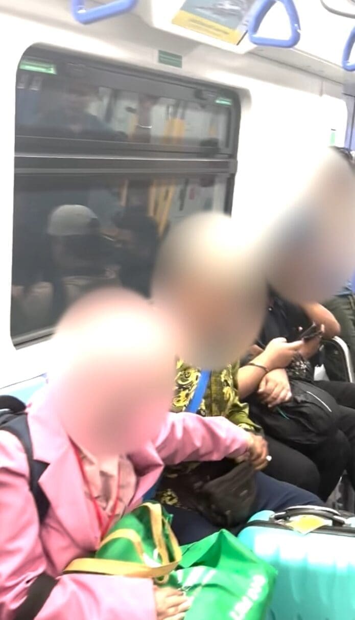The man in the MRT