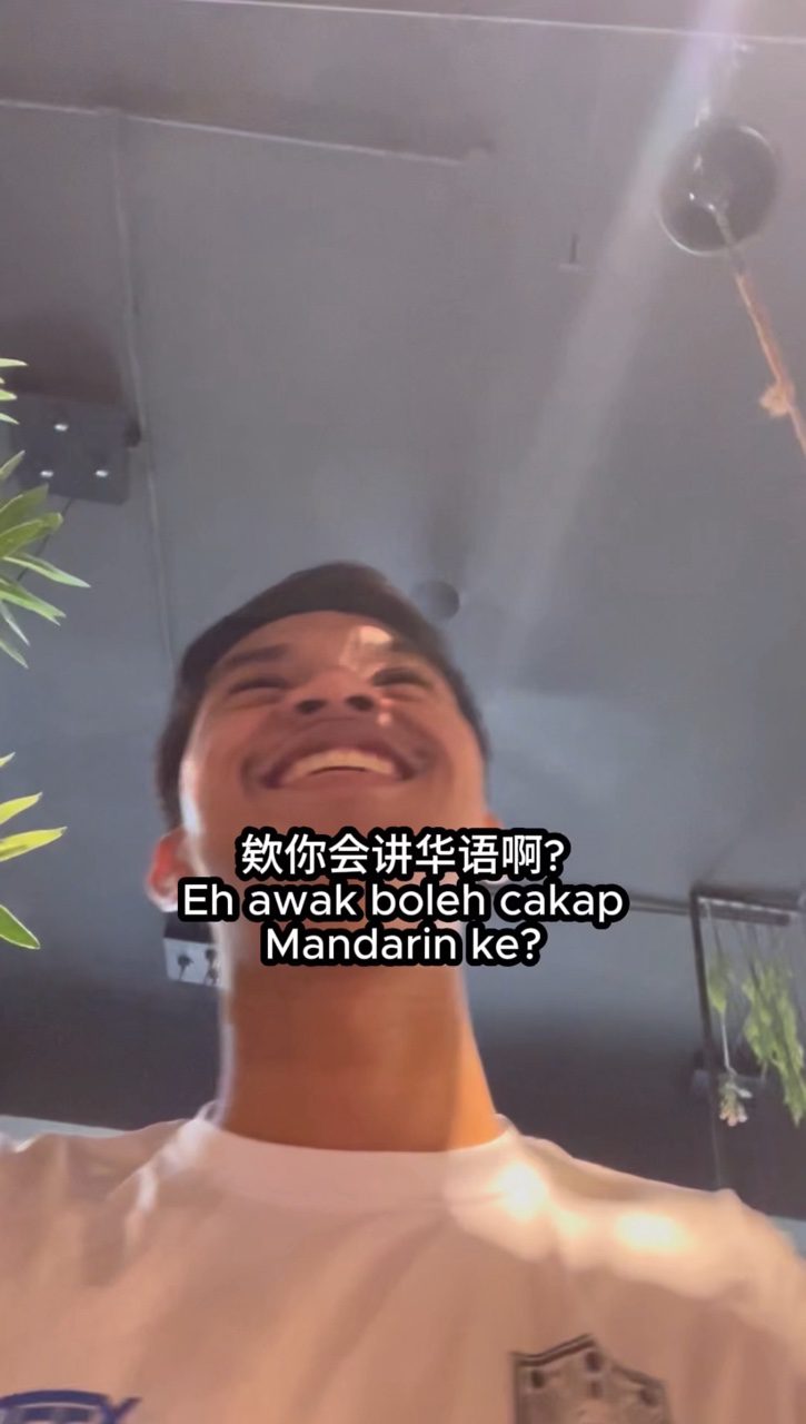 malay speaks fluent mandarin 1