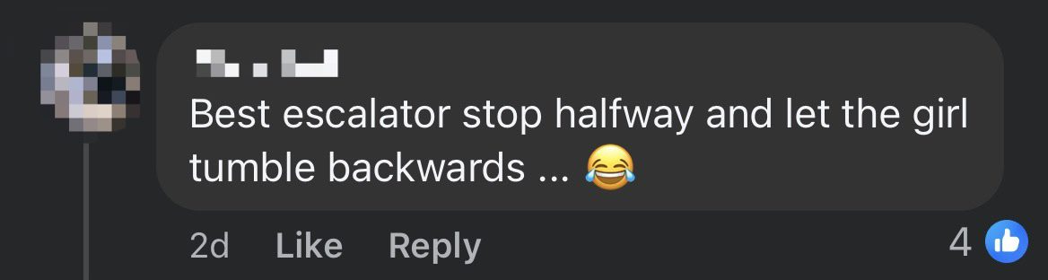 Man Carries GF On His Shoulders As Both Of Them Eat Ice Cream While Taking Escalator At S'pore Mall comment 3