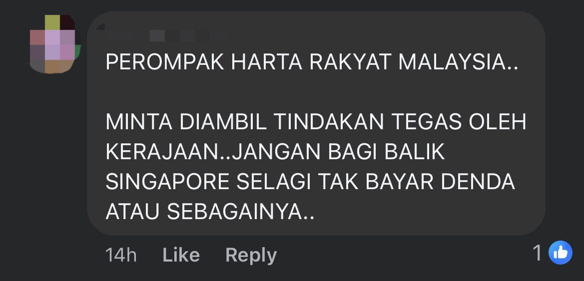 'Cannot Meh?' — Driver Of SG-Registered Car Retorts After Being Caught Pumping RON95 In Johor comment 1