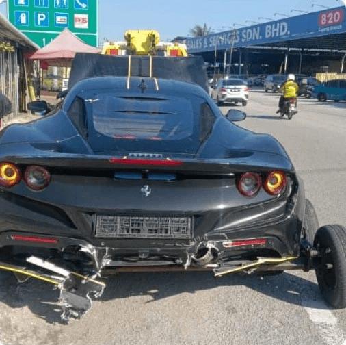 Man crashes dad's Ferrari (2)