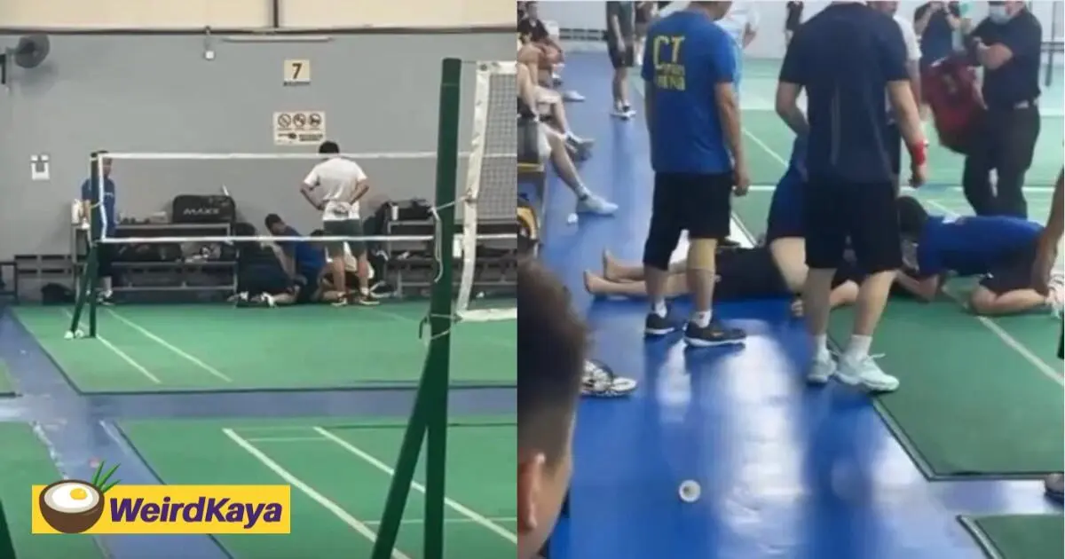 51yo M'sian Man Becomes Dizzy & Collapses During Badminton Match, Later Dies