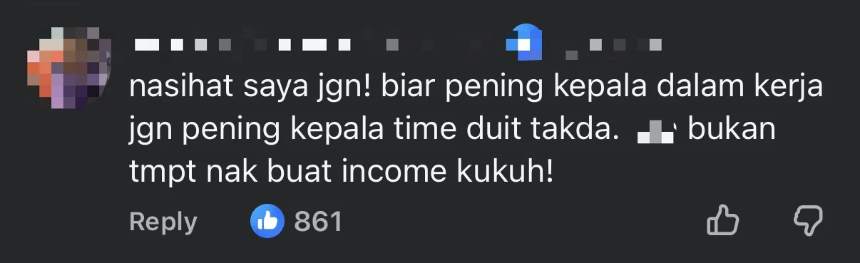 M'sian Man, Earning Over RM5K Monthly, Wants To Be Full-Time Delivery Rider To Escape 'Toxic' Workplace comment 1