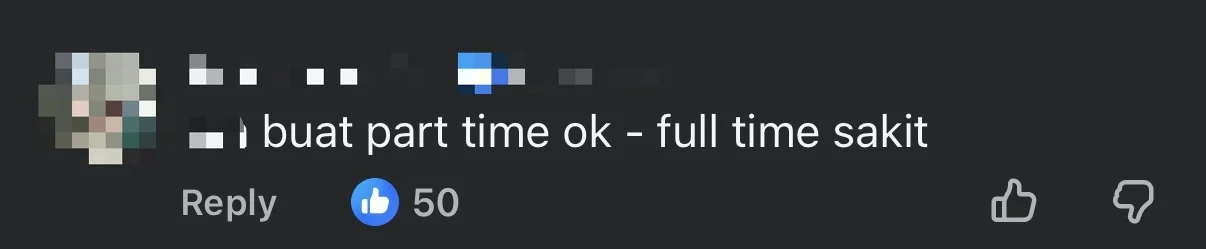 M'sian Man, Earning Over RM5K Monthly, Wants To Be Full-Time Delivery Rider To Escape 'Toxic' Workplace comment 2