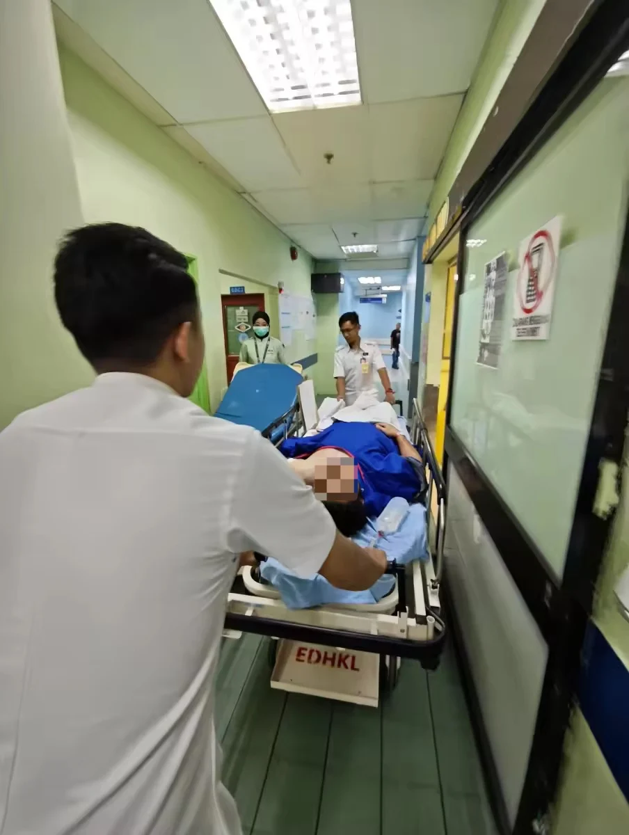 Man flung off bike by car door (2)