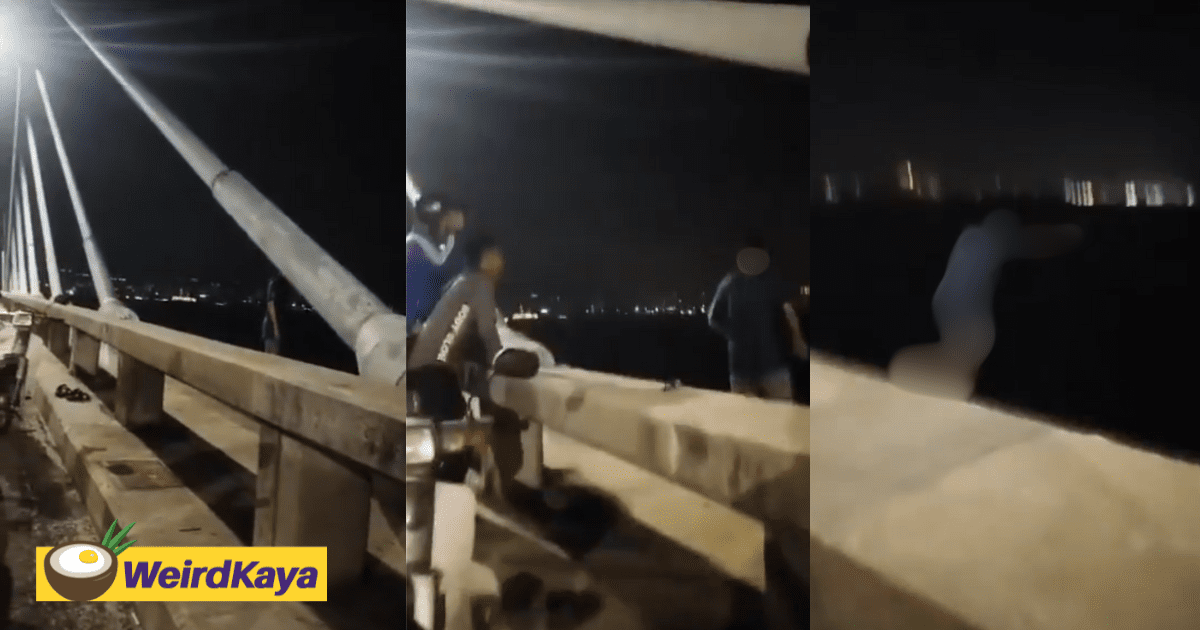 M'sian Man Leaps Off Penang Bridge, Police Search Underway