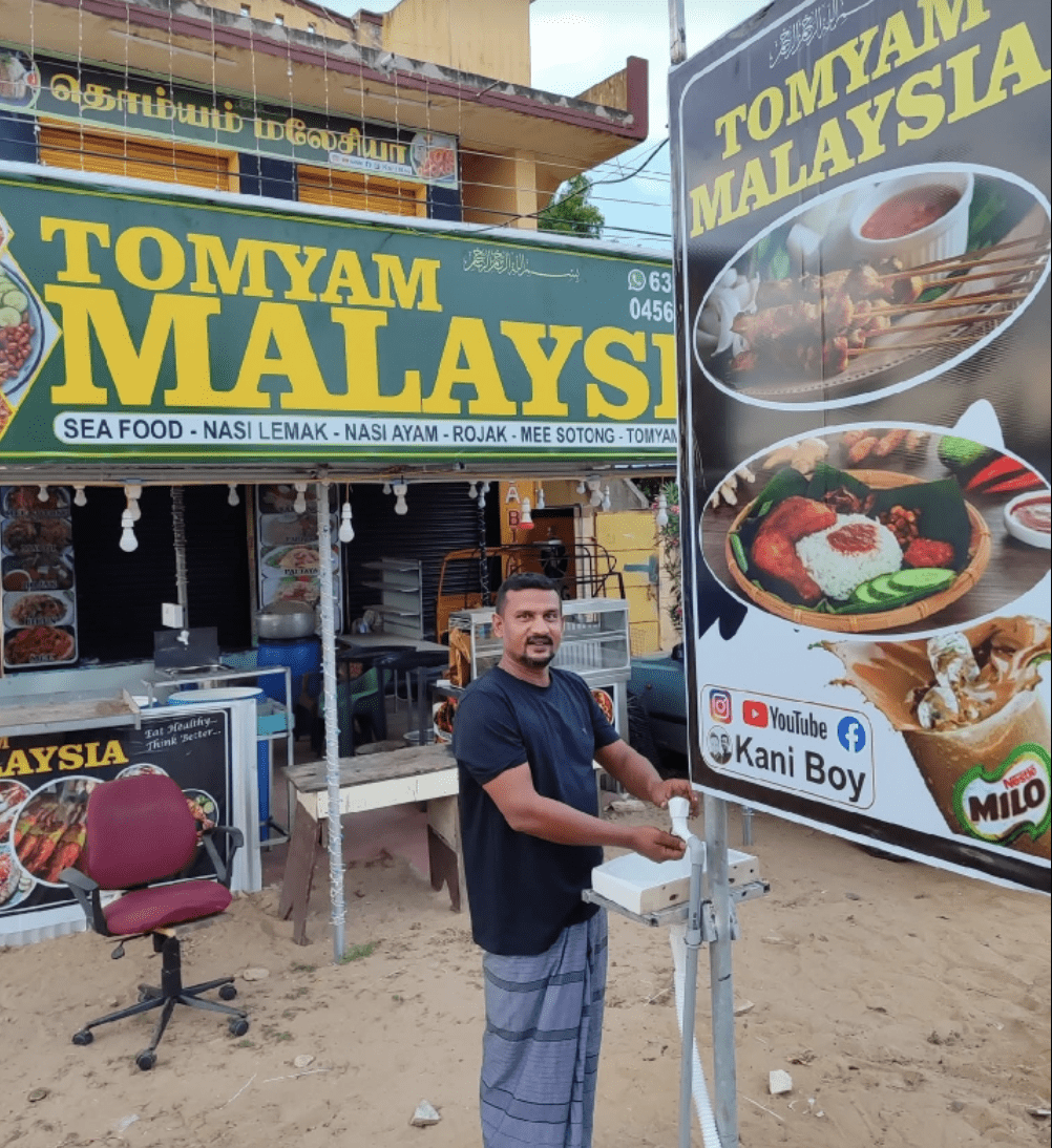 Man Opens Restaurant Selling Rojak & Nasi Lemak In India As He Missed M’sia Too Much