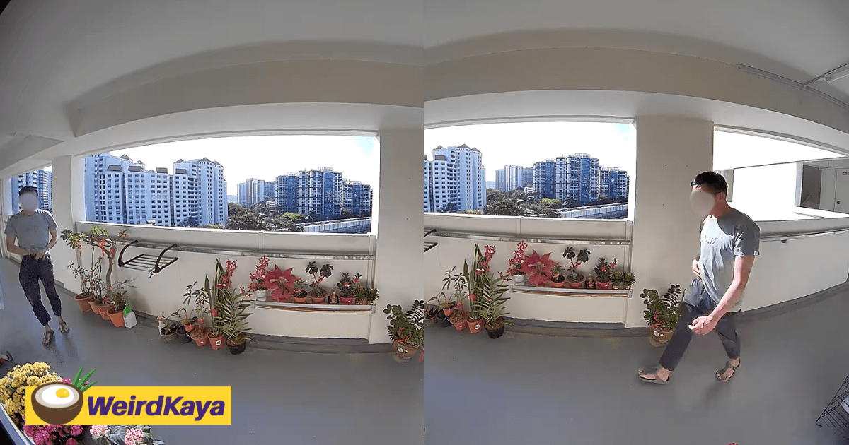Man Steals Undies And Stuffs Into Pants At S'pore Flat, Returns It After Noticing The CCTV