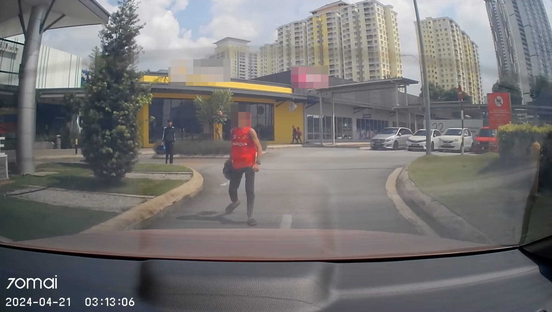  Man with helmet at Setapak AEON BIG