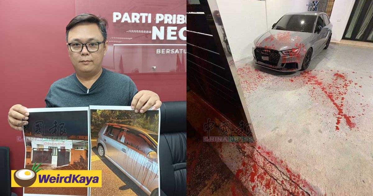Loan Sharks Splash M'sian Man's Home & Cars With Red Paint Despite Knowing He Doesn't Owe Money