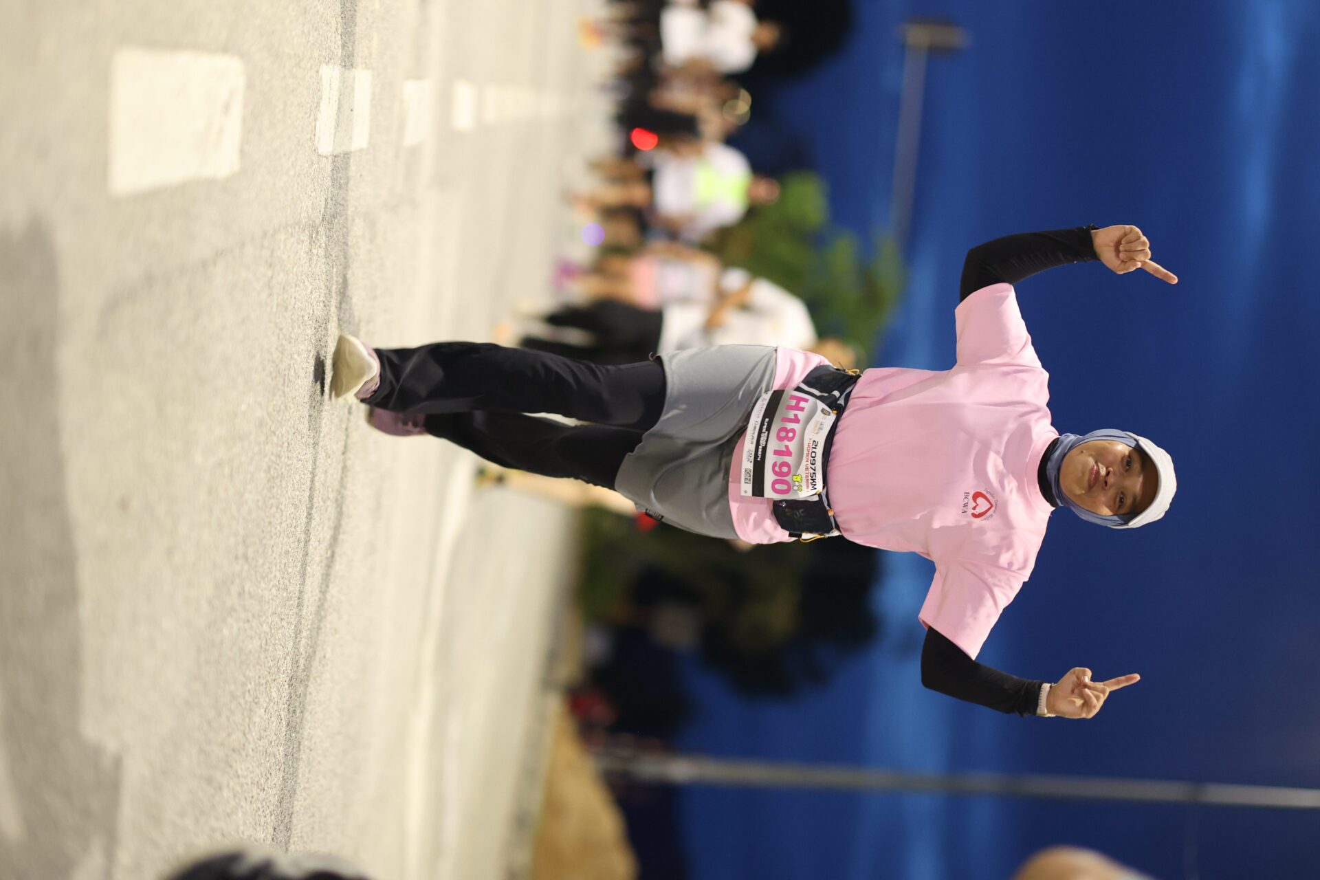 Mazwin during her Score Marathon