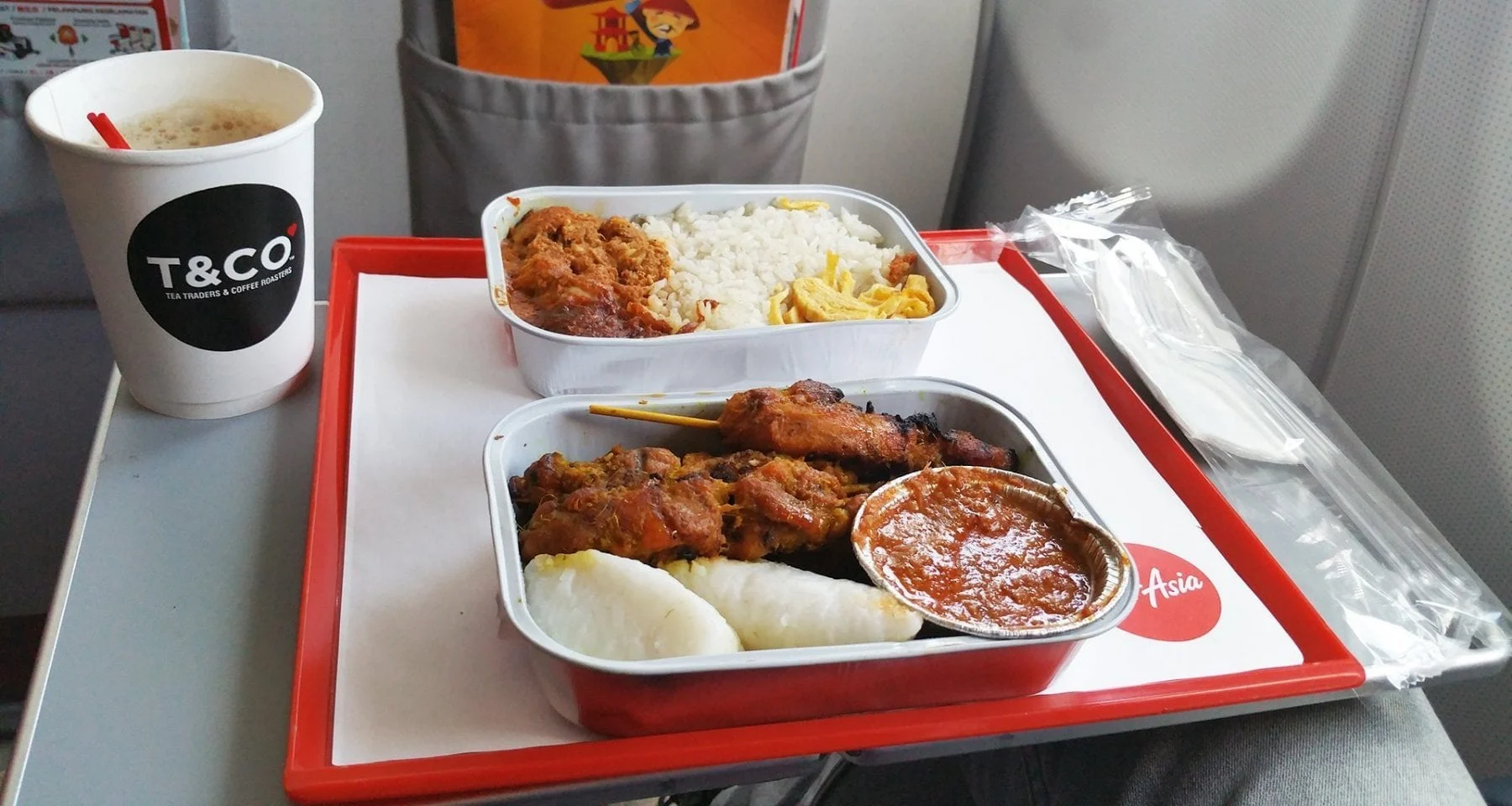 Air Asia food in flight 