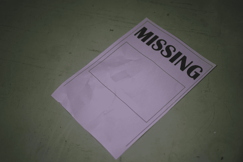 missing person notice