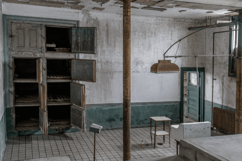 Morgue for dead bodies