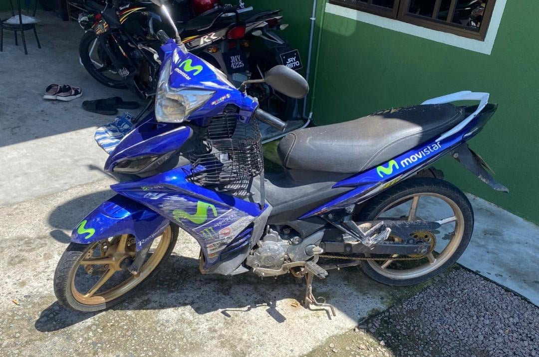 Motorbike ridden by 12yo boy who died in Johor