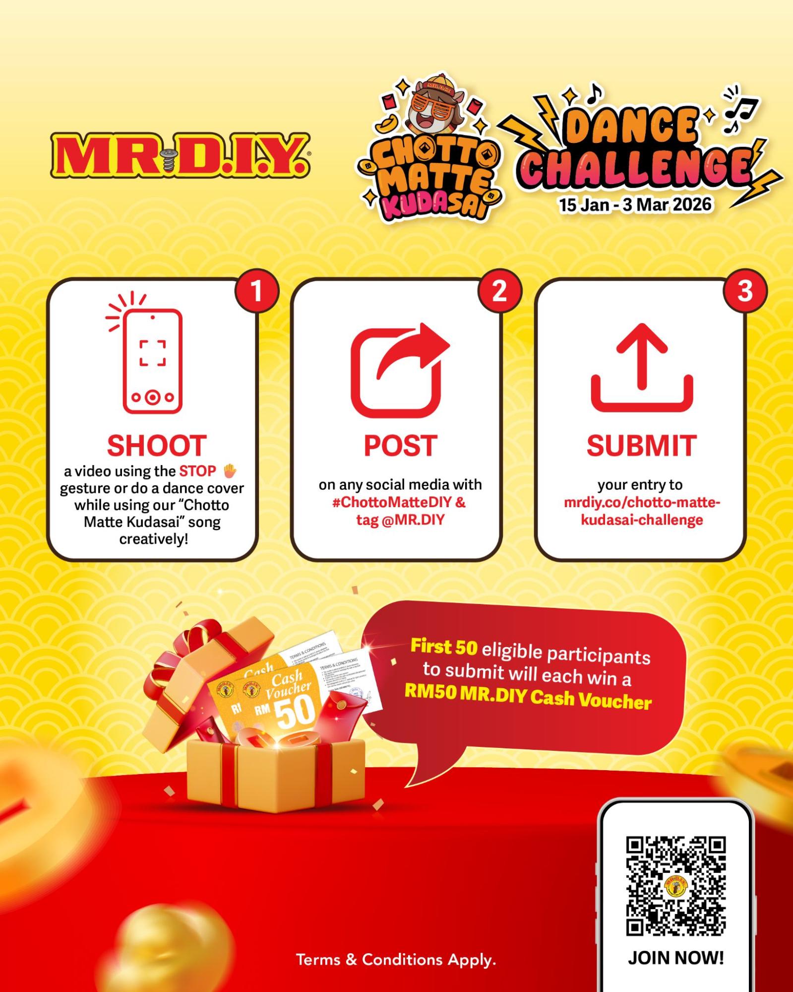 MR.DIY’s New CNY Song ‘Chotto Matte Kudasai’ Is Basically Every M'sian’s Favourite Phrase, With This Iconic ✋