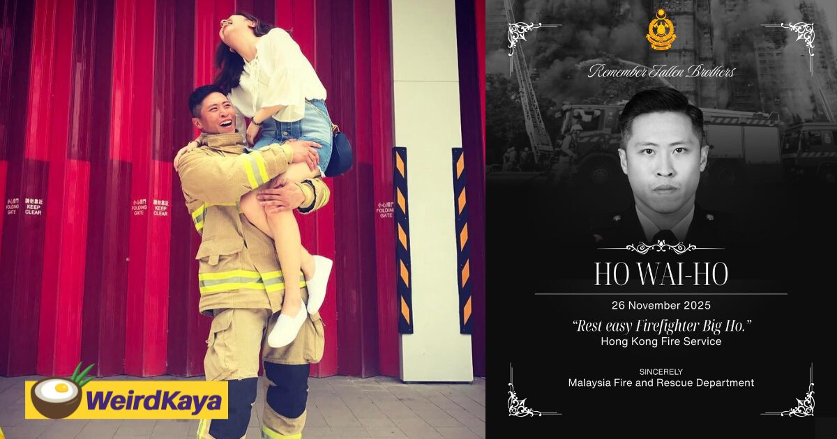 M’sian Fire Dept Salutes HK Firefighter Who Sacrificed His Life In Tai Po Fire Weeks Before His Wedding