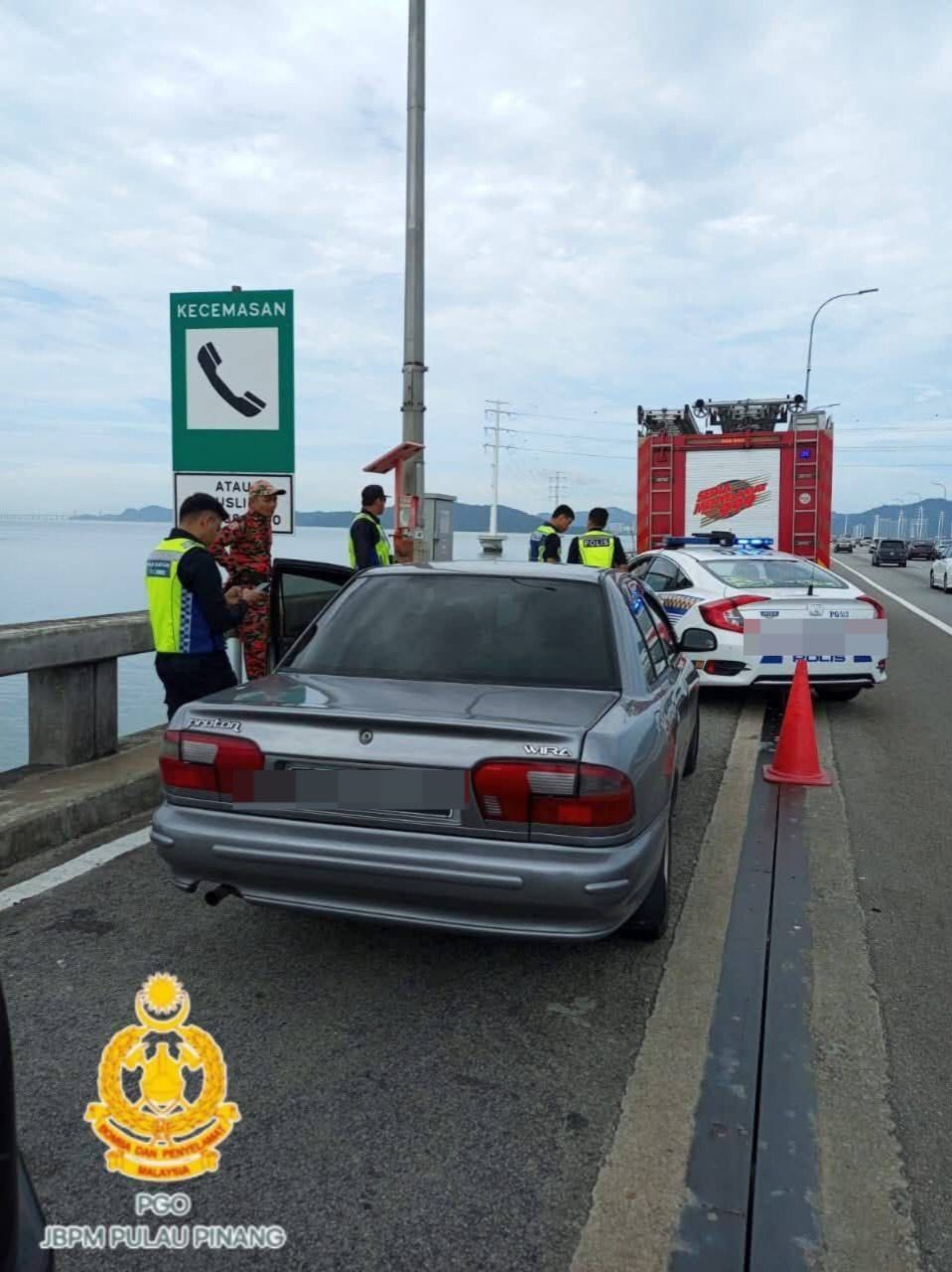 M'sian Man Falls Off Penang Bridge But Gets Rescued By Fisherman In The Area