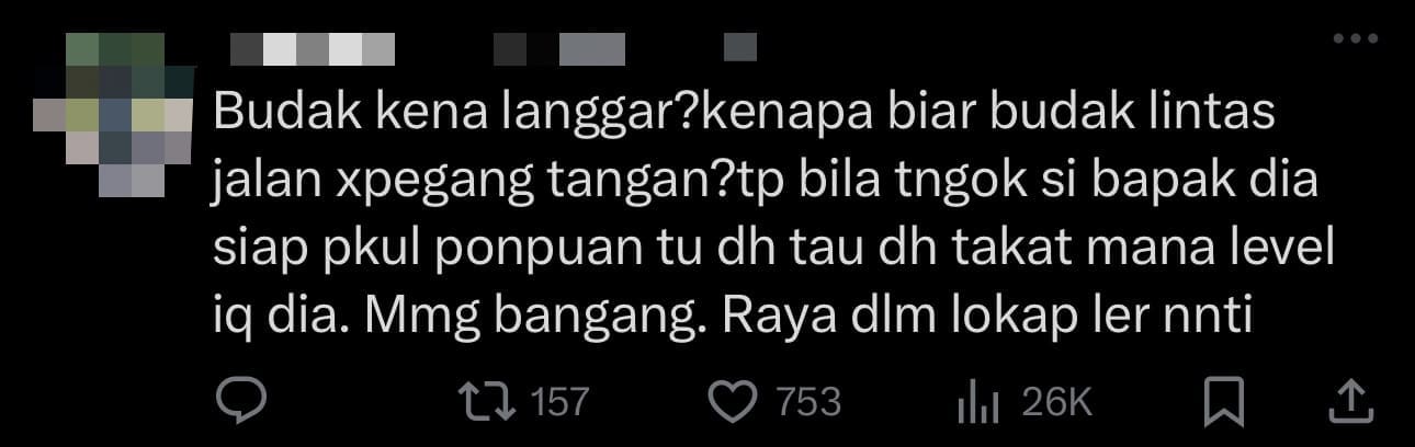 M'sian Man Punches Female Driver After She Hits His Children While Crossing The Road comment 2