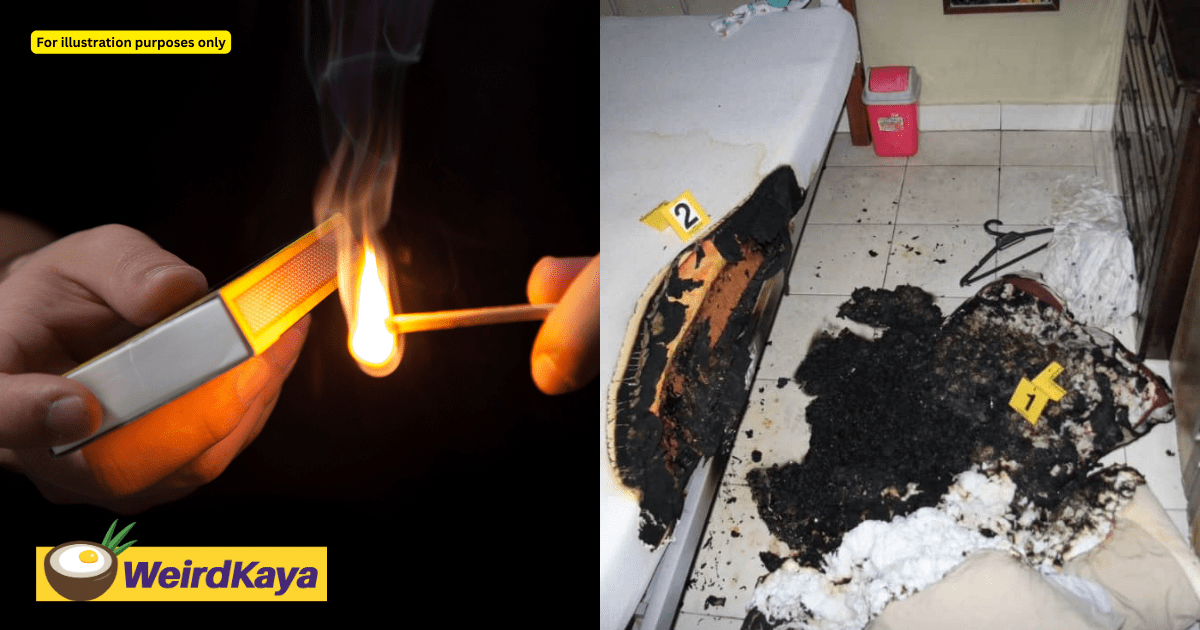 M'sian Man Sets Mattress And Pillow On Fire In Frustration After Being Left Out Of Wedding