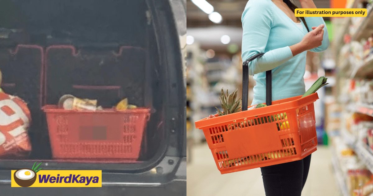 M’sian Mother Accused Of Taking Supermarket Basket Despite Being Reminded In Setia Alam