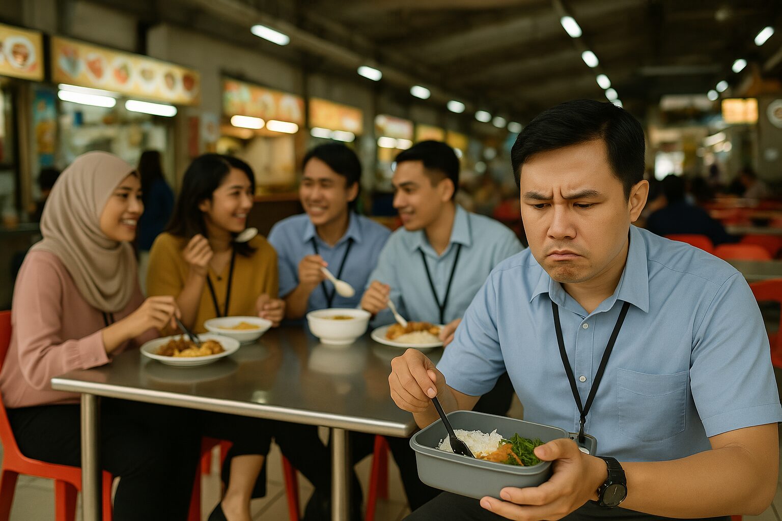 M’sian Shocked After Getting Warning Letter For Not Eating Lunch Together With Colleagues