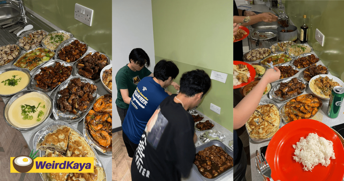 M'sian Student Studying In The UK Recreate Mixed Rice Stall Experience In Their Dorm