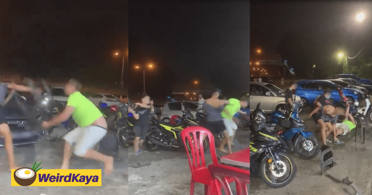 M’sian Teens Whack Each Other With Plastic Chair, One Of Them Left Convulsing On The Ground
