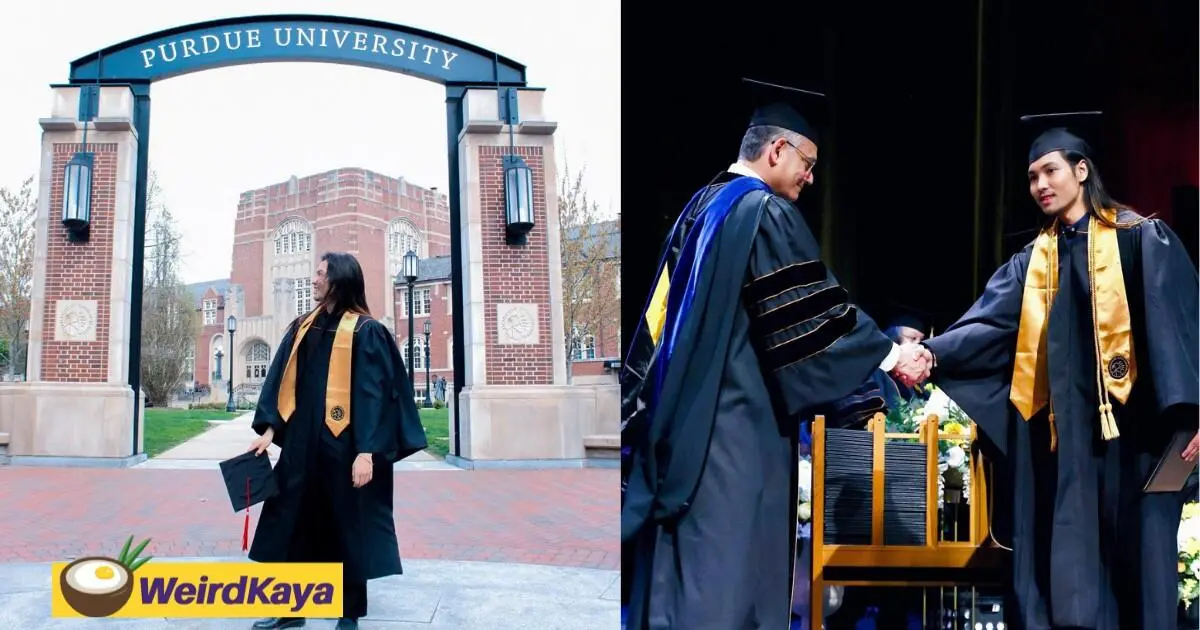M’sian With 2As In SPM Was Rejected By Local Unis, Now Graduates From Purdue With 2 Engineering Degrees