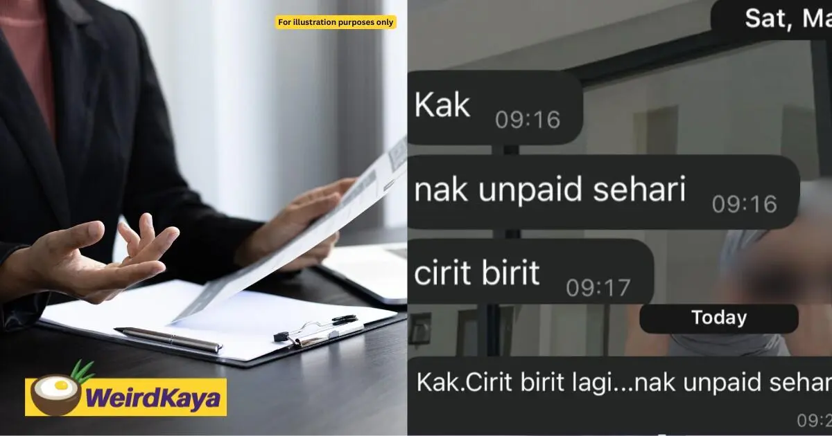 M’sian Woman Allegedly Takes Multiple Unpaid Leaves, Claims She's Suffering From Diarrhoea