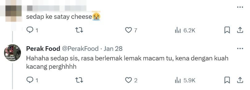 'Hello Pulis!' - M'sians Put Off By Video Of Ipoh Restaurant Serving Satay With Cheese