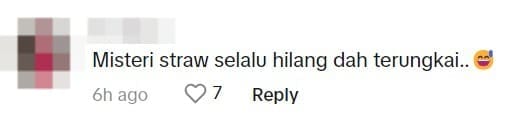 M'sians Tickled By Clip Of Young Man Who Didn't Know A Straw Was Stuck In His Hair