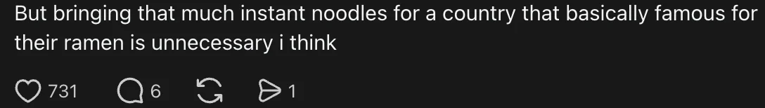 M’sian Man Packs Suitcase Full Of Instant Noodles For 10-Day Japan Trip, Netizens Question His Prep