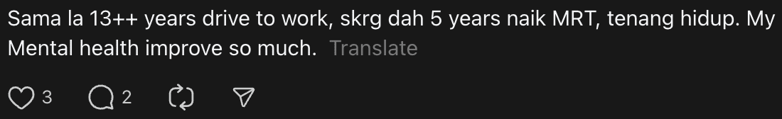 M’sian Shares How Driving To Train Station, Commuting To Work Saves Her More Than RM300 Monthly