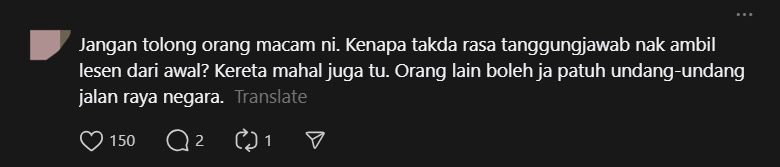 Man, Who Had No Driving License, Asks M'sian To Use His MyKad To Pump Budi95 Petrol On His Behalf comment 3