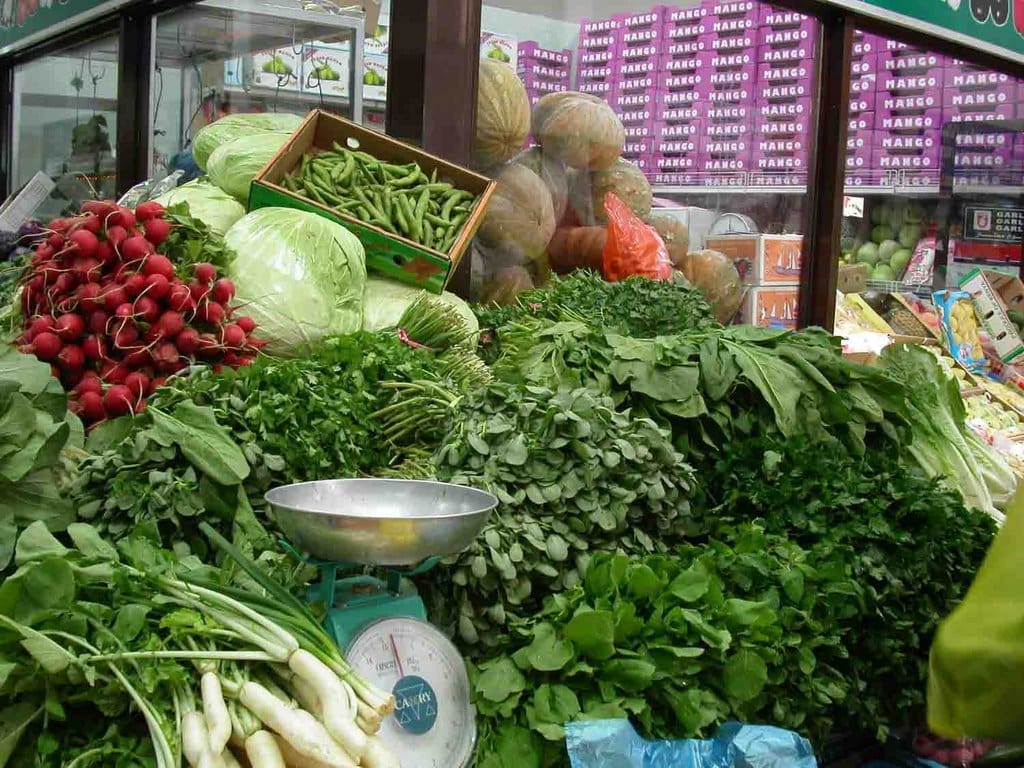 Veggies in market